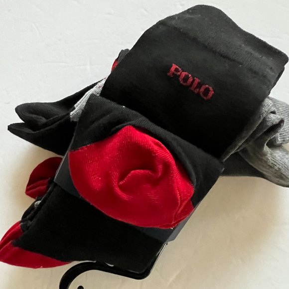 POLO RALPH LAUREN 3 Pairs Men's Dress Socks NIP Size OSFM - Picture 3 of 6